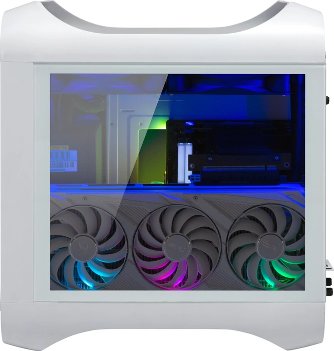 BitFenix Prodigy M 2022 ARGB, weiß, Glasfenster