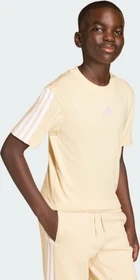adidas Essentials T-Shirt kurzarm crystal linen/white (Junior)