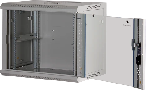 Rockstable 19" Wandschrank 9HE, Sicherheitsglastür, IP2X, weiß, 440mm tief