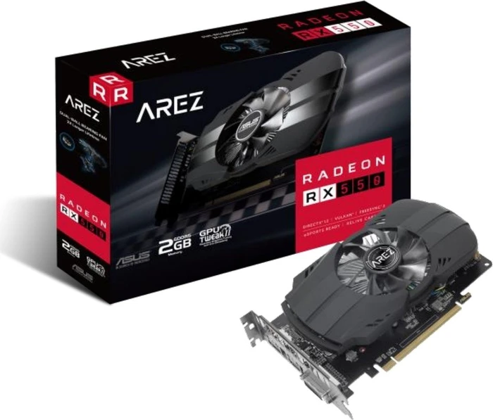 ASUS AREZ Phoenix Radeon RX 550, AREZ-PH-RX550-2G, 2GB GDDR5, DVI, HDMI, DP