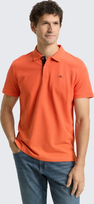Tom Tailor Piqué Poloshirt kurzarm pale red (Herren)