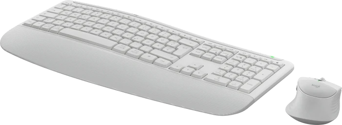 Logitech MK880 Signature Comfort Plus Combo Off-White, USB/Bluetooth, EN