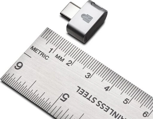Kensington VeriMark Guard USB-C Fingerprint Key, silber/schwarz