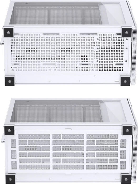 Jonsbo D31 Screen White, weiß, Glasfenster