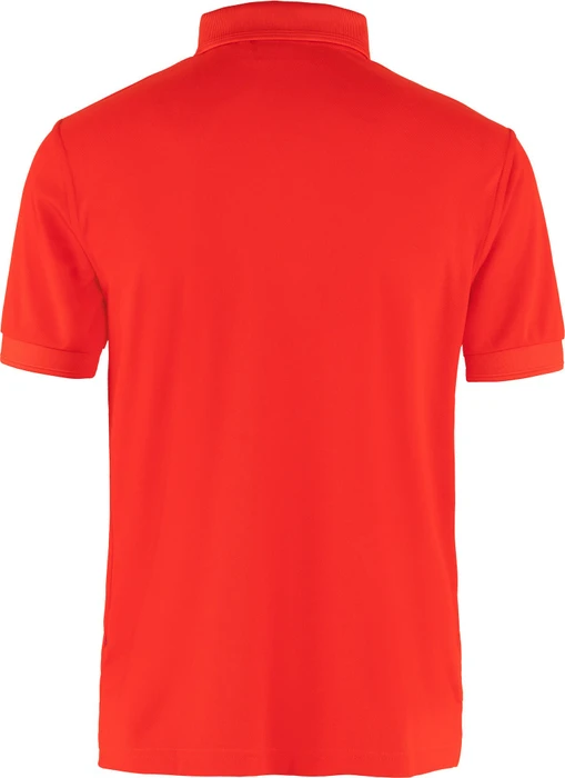 Fjällräven Crowley Pique Poloshirt kurzarm true red (Herren)