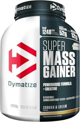 Dymatize Super Mass Gainer BCAA Kekse/Creme 2.94kg