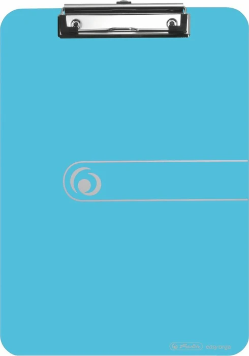 Herlitz easy orga to go Klemmbrett, A4, blau/transparent