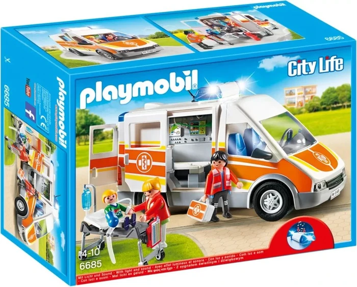 playmobil City Life Krankenwagen mit Licht und Sound
