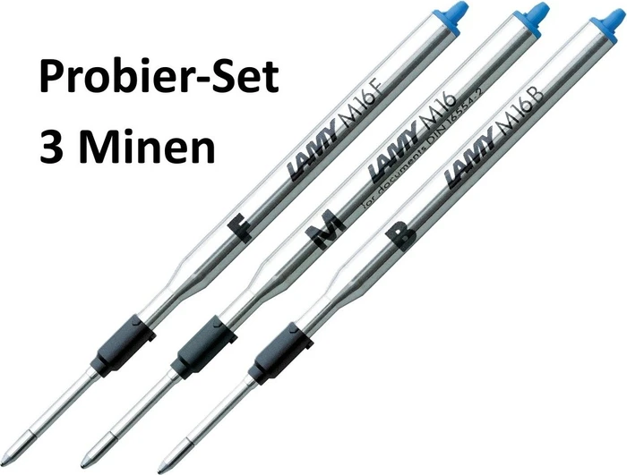 Lamy M16 Großraummine G2 B blau, 3er-Pack (1200156#3)
