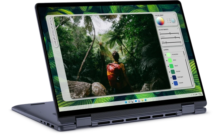 Dell Inspiron 16 2-in-1 7640, Midnight Blue, Core Ultra 5 125U, 16GB RAM, 512GB SSD, DE