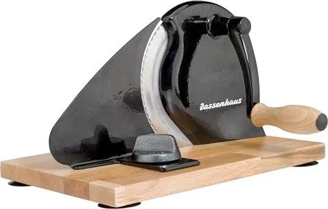 Zassenhaus Classic Brotschneidemaschine Hand-Allesschneider schwarz