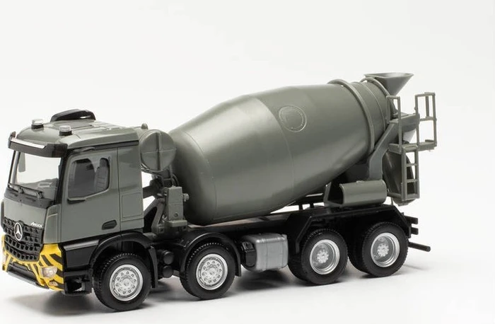 Herpa Mercedes-Benz Arocs M Betonmischer grau/gelb