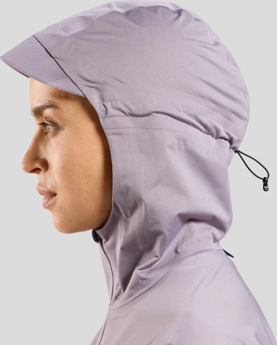 Odlo Waterproof X-Alp Performance Knit Laufjacke gray ridge (Damen)