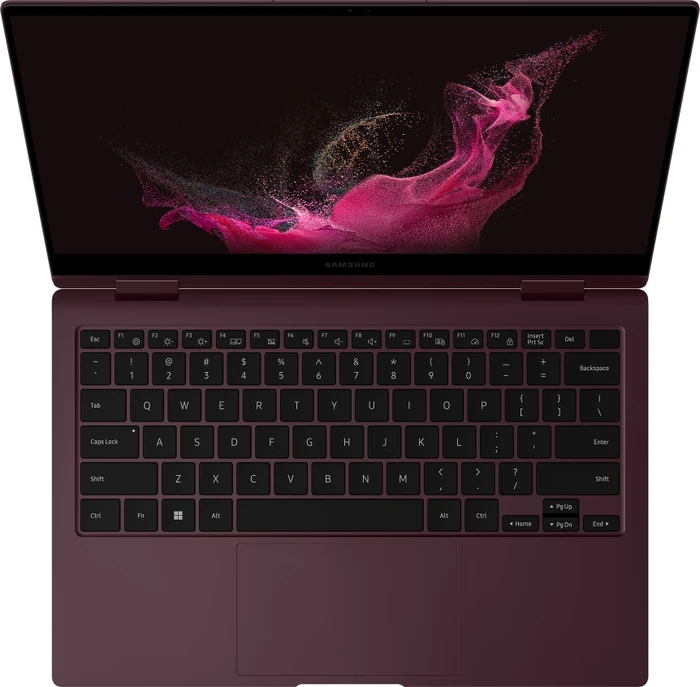 Samsung Galaxy Book2 Pro 360 13, Burgundy, Core i5-1240P, 8GB RAM, 256GB SSD, DE