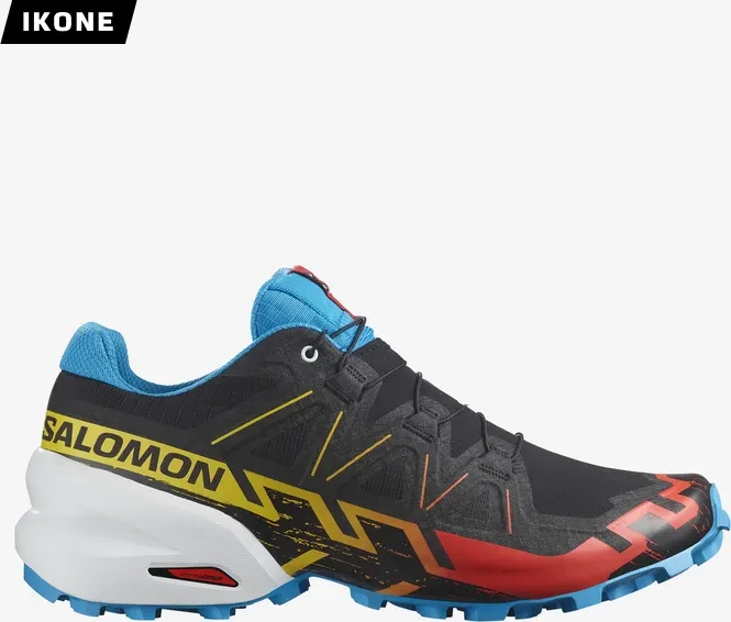 Salomon Speedcross 6 black/white/transcend blue (Herren)