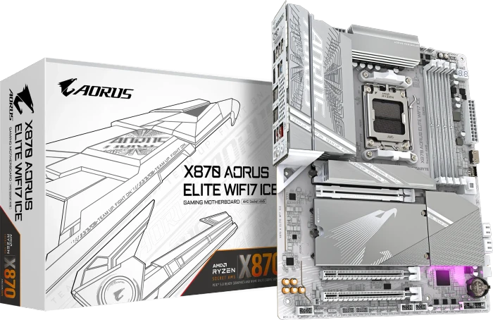 GIGABYTE X870 AORUS Elite WIFI7 ICE (AMD AM5)