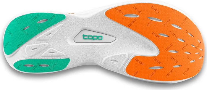 topo athletic Specter orange/seafoam (Damen)