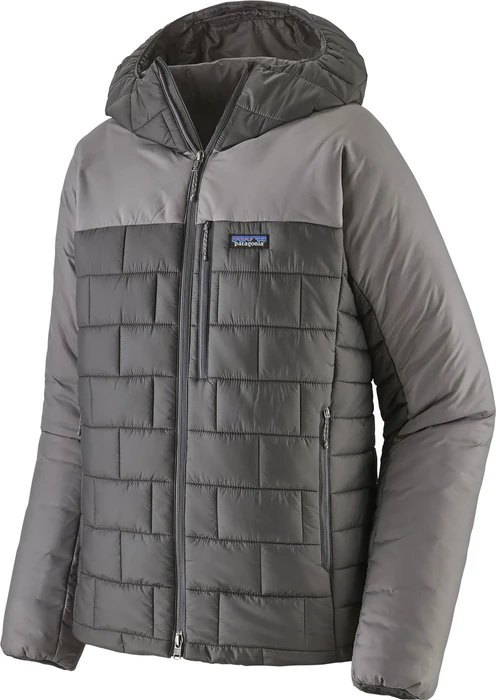 Patagonia Hi-Loft Nano Puff Hoody Funktionsjacke forge grey (Herren)