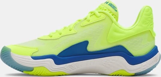 Under Armour Spawn 7 high vis yellow/blue atlantis/metallic blue calm