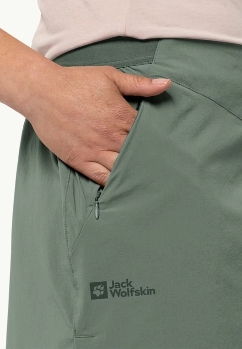 Jack Wolfskin Prelight Skort kurz picnic green (Damen)