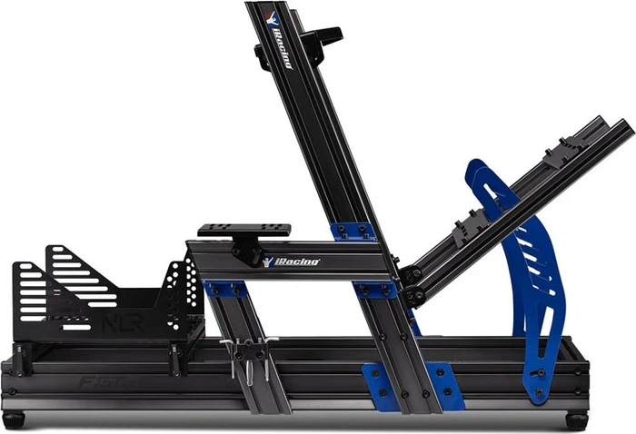 Next Level Racing F-GT Elite Aluminium Simulator Cockpit iRacing Edition, schwarz/blau