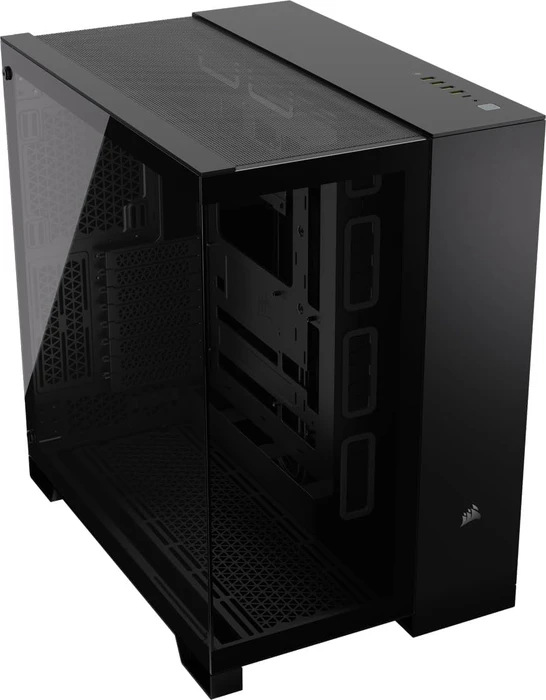 Corsair 6500X, schwarz, Glasfenster