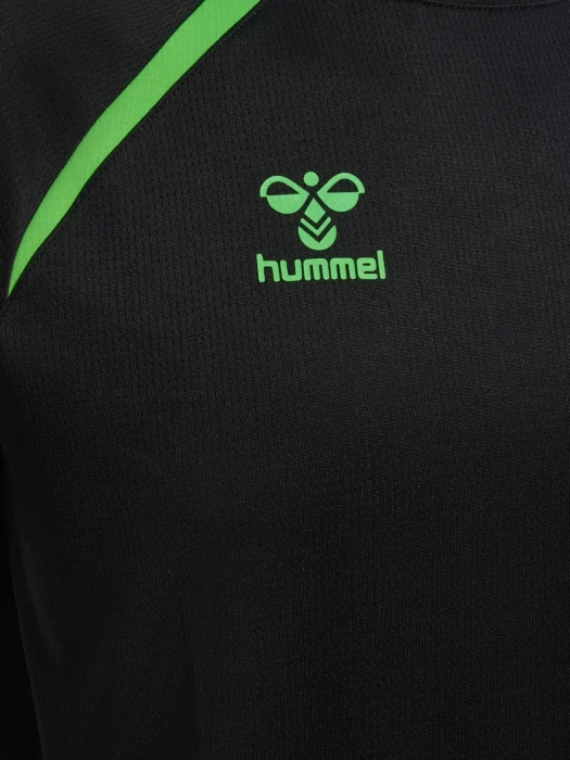 hummel Lead 2.0 Funktionsshirt kurzarm black/green gecko (Herren)