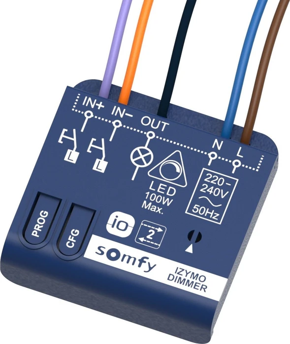 Somfy Unterputz-Empfänger Licht I/O Modul dimmbar, Dimmaktor