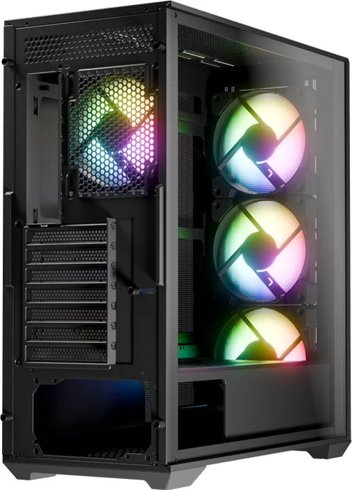 LC-Power Gaming 811B Meshwork_XL Dark, schwarz, Glasfenster