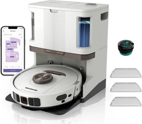Shark RV2800ZEEUWH PowerDetect NeverTouch Pro 2in1 Saug-/Wischroboter weiß inkl. Absaug-/Reinigungsstation