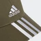 adidas 3-Streifen Cotton Twill Baseball Kappe olive strata/white Vorschaubild