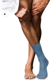 Falke No. 13 Finest Piuma Cotton Socken airy blue (Herren)
