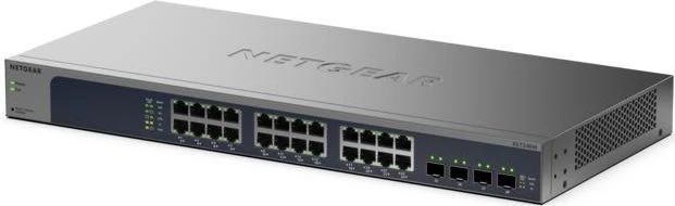 Netgear XS700EM Rackmount 10G Smart Switch, 24x RJ-45, 4x SFP+