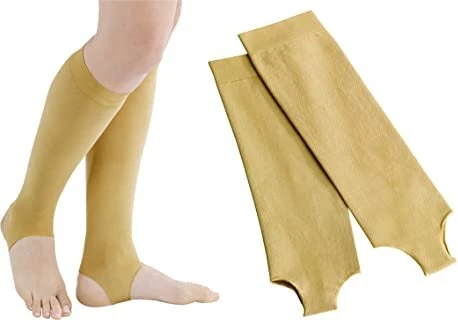 Maximex Kompressions-Stulpen Socken beige