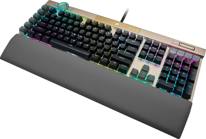 Corsair Gaming K100 RGB Midnight Gold, Corsair OPX, USB, US