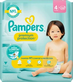Pampers Premium Protection Gr.4 Einwegwindel, 9-14kg, 25 Stück