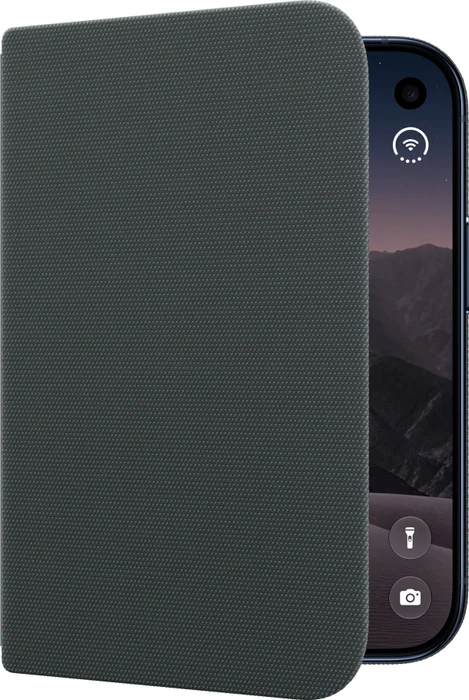Apple Folio mit Standfuß für iPhone Duo navyblau