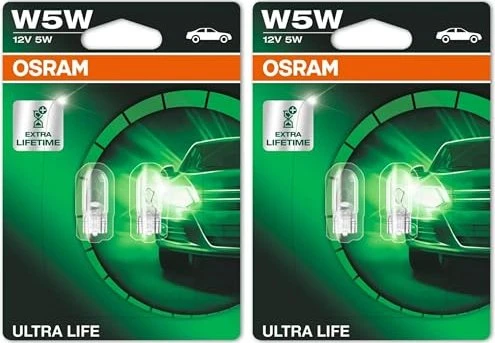 Osram Ultra Life W5W 5W, 10er-Pack Faltschachtel