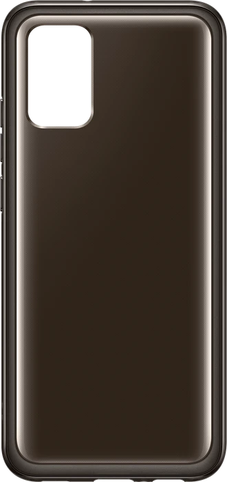 Samsung Soft Clear Cover für Galaxy A02s schwarz