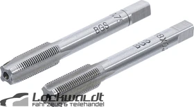 BGS technic Gewindebohrer mit Vor- und Fertigschneider, M8, 2 Stück