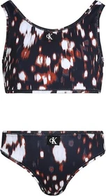 Calvin Klein Monogram Bralette Bikini-Set glitched floral aop (Junior)