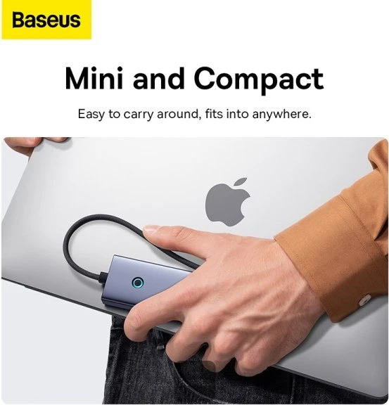 Baseus Ultrajoy 7-in-1 Hub, USB-C 3.0 [Stecker]