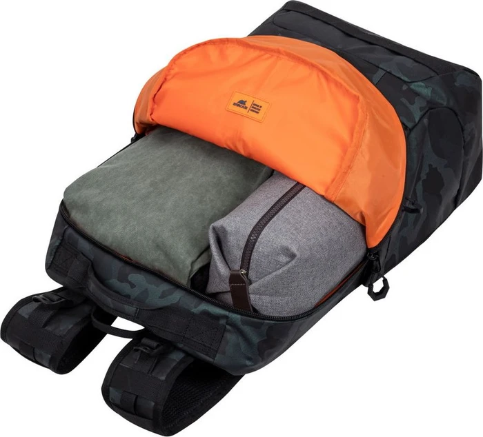 RivaCase 7661 Sherwood ECO 17.3" Laptop-Rucksack, navy camo