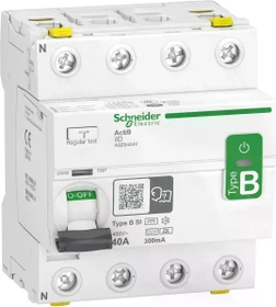 Schneider Electric Fehlerstrom-Schutzschalter Allstromsensitiv iID 4P 40A Typ B-SI 300mA