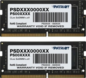 Patriot Signature Line SO-DIMM 16GB Kit, DDR4-2666, CL19-19-19-43, 2R