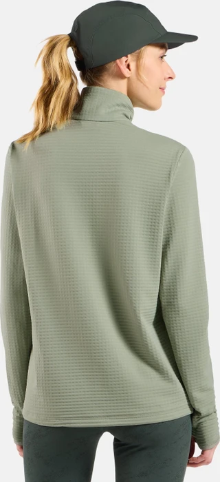 Odlo Essentials Thermal Half Zip Laufshirt langarm shadow (Damen)