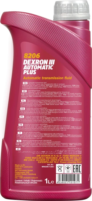 Mannol Dexron III Automatic Plus 1l