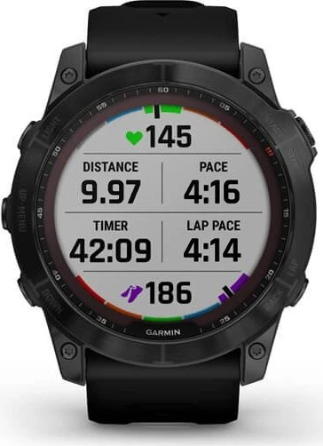 Garmin Fenix 7X Sapphire Solar black dlc titanium/black
