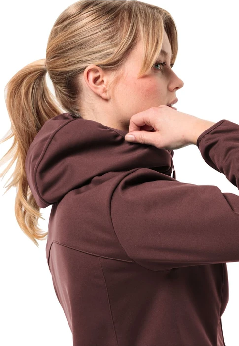 Jack Wolfskin Windhain Hoody Funktionsjacke dark maroon (Damen)