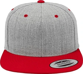 Flexfit YP Classics Premium Snapback 2-Tone Kappe heather/red